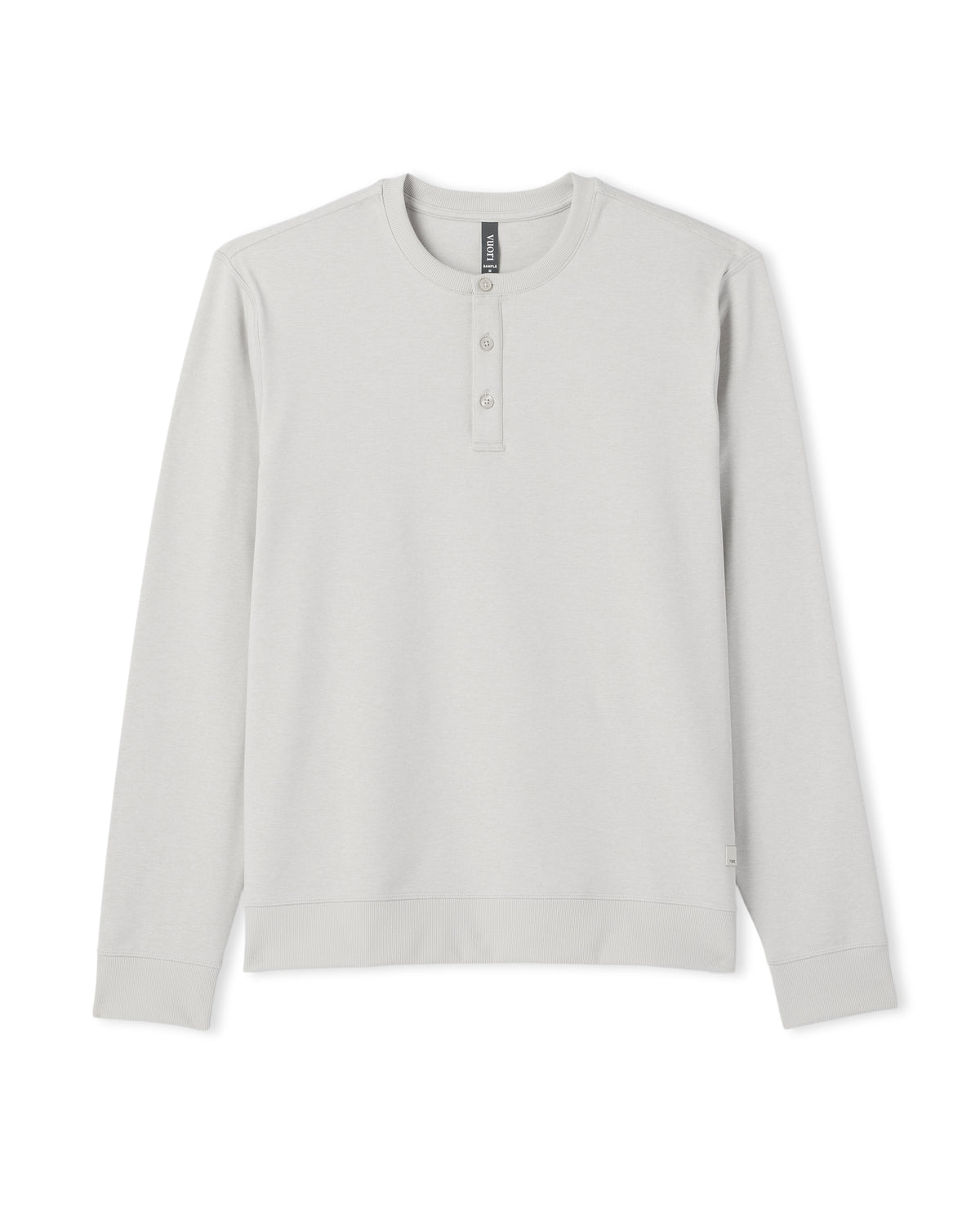 Men's Long Sleeve Coronado Henley - Relaxed Salt Heather | Vuori Sale
