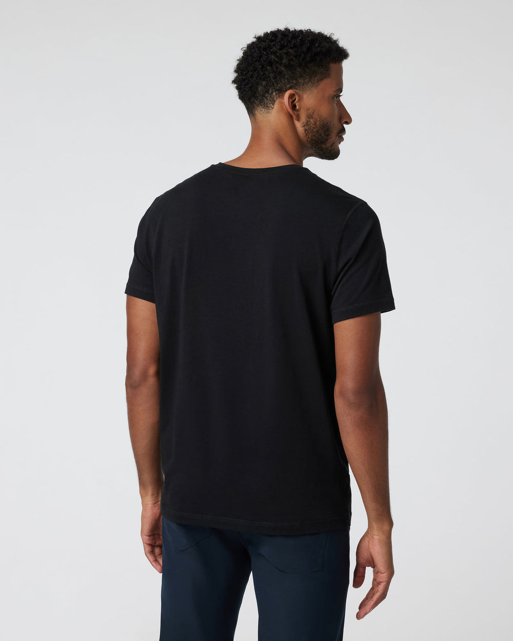 Short-Sleeve Tuvalu Henley Men's Black Henley Shirt | Vuori On sale