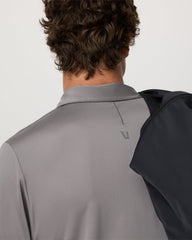 Short Sleeve Viewpoint Polo 2.0 Men's Cavern Grey Shirt | Vuori Outlet