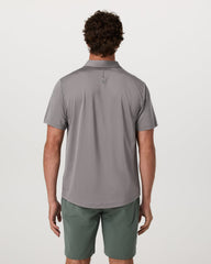 Short Sleeve Viewpoint Polo 2.0 Men's Cavern Grey Shirt | Vuori Outlet