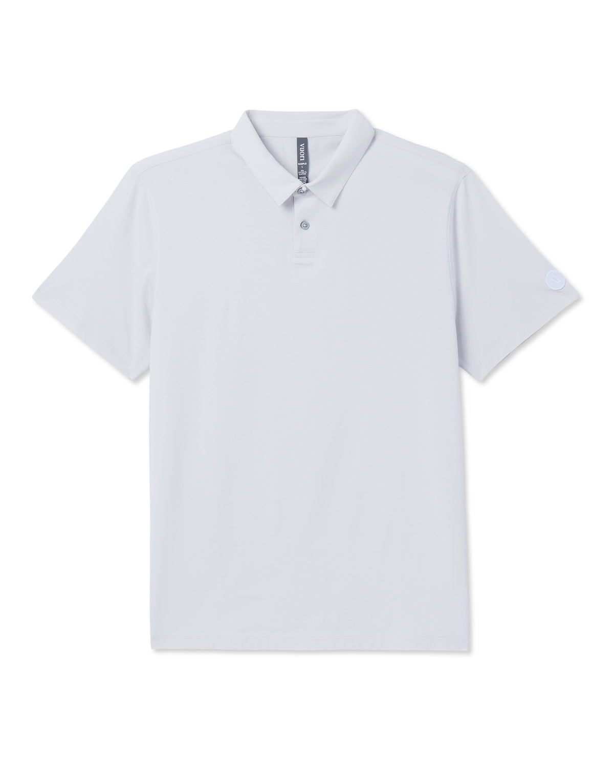 Short Sleeve Feather Polo Frost Grey | Vuori Clothing