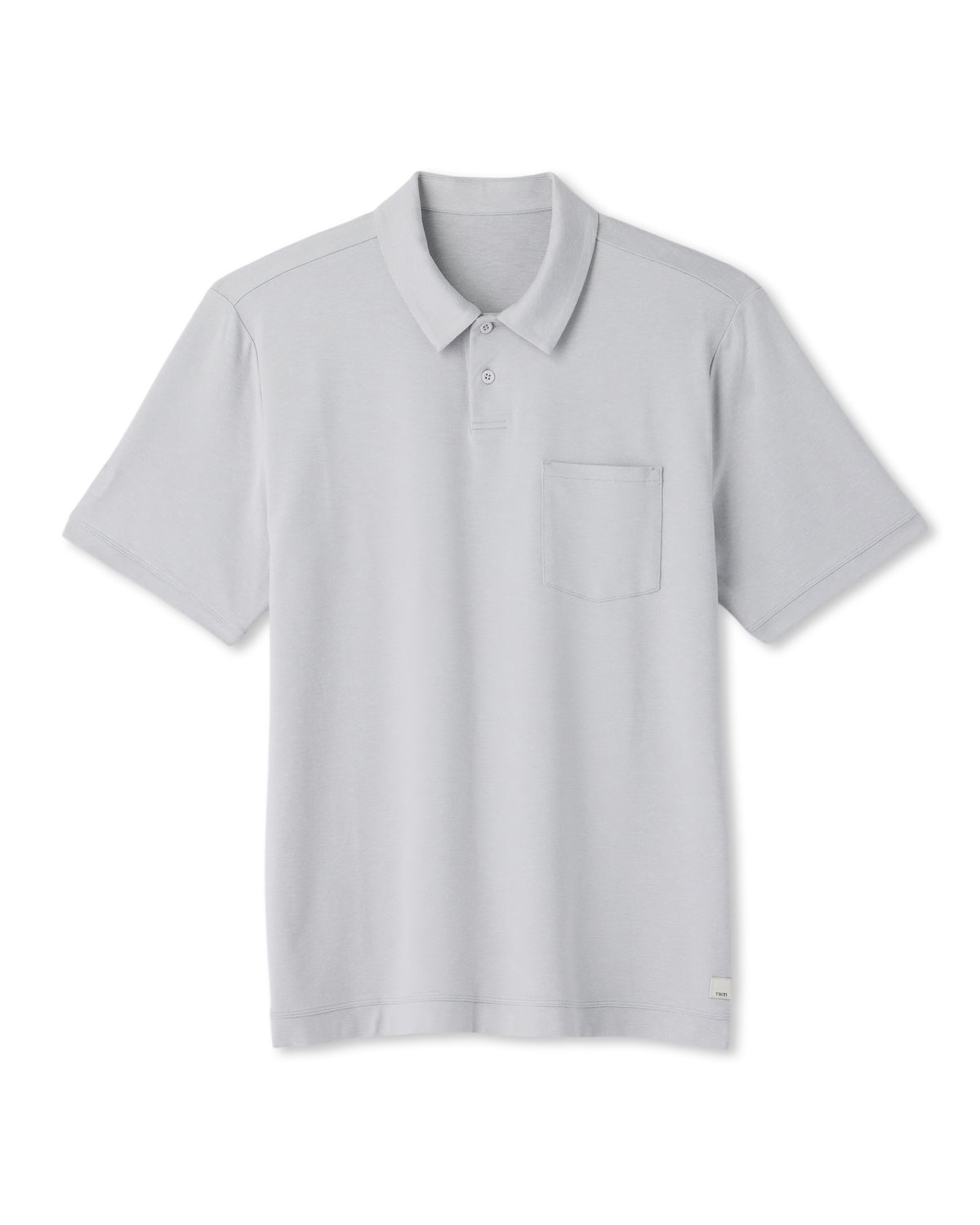 Short Sleeve Ponto Performance Polo Frost Grey Heather | Vuori