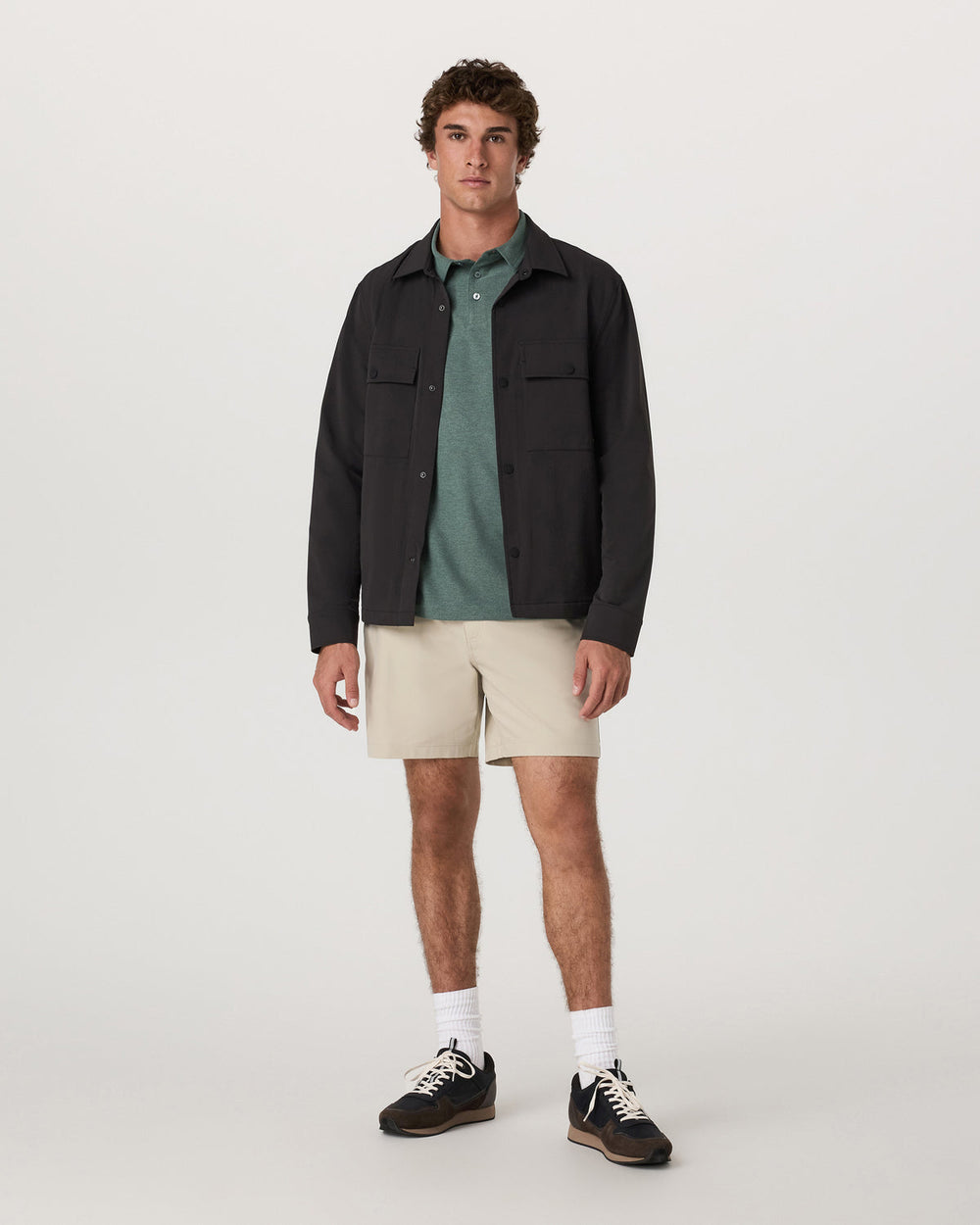 Ace Polo Men's Agate Green Performance Polo Shirt | Vuori Sale