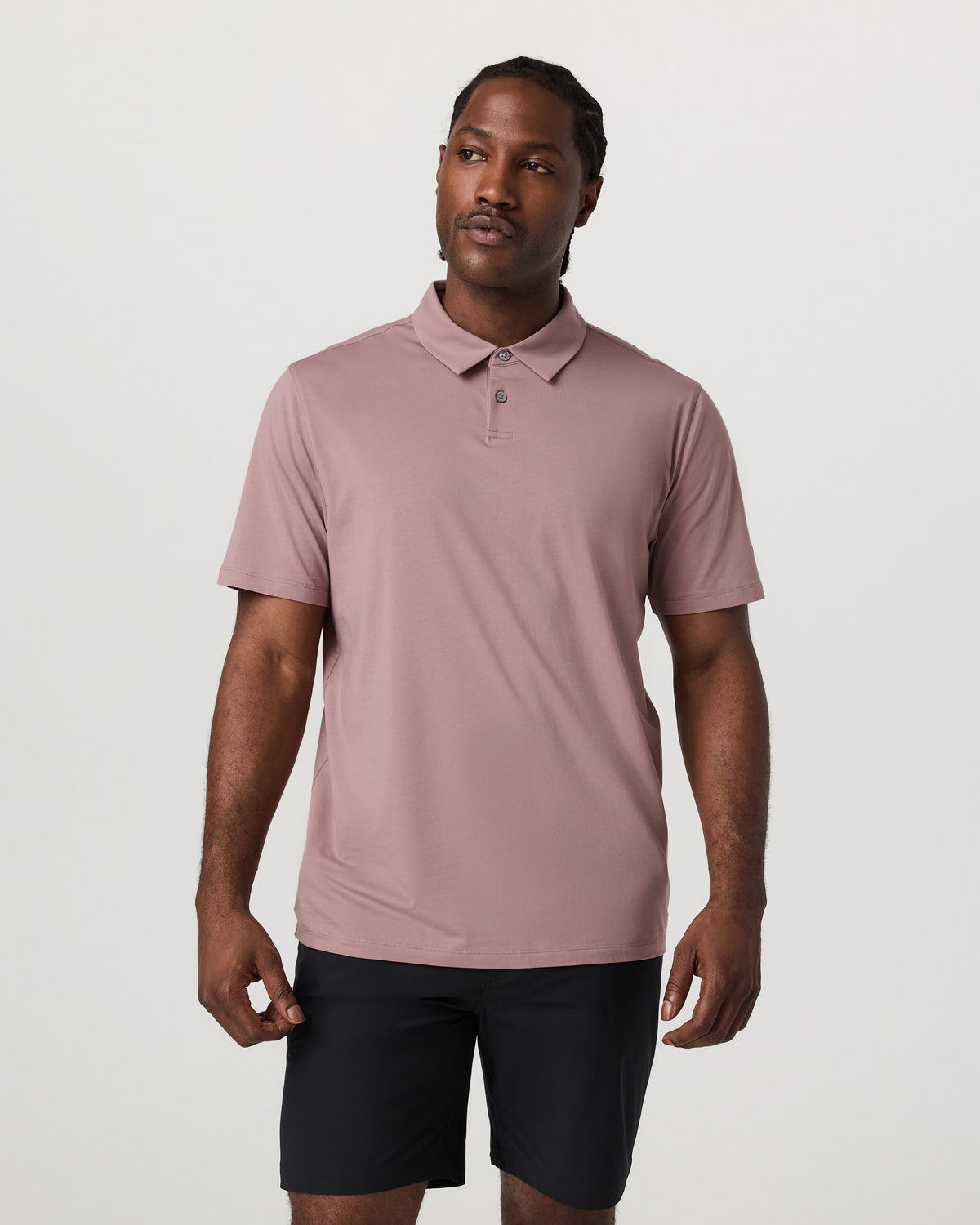 Short Sleeve Feather Polo Zion Rose | Vuori On sale