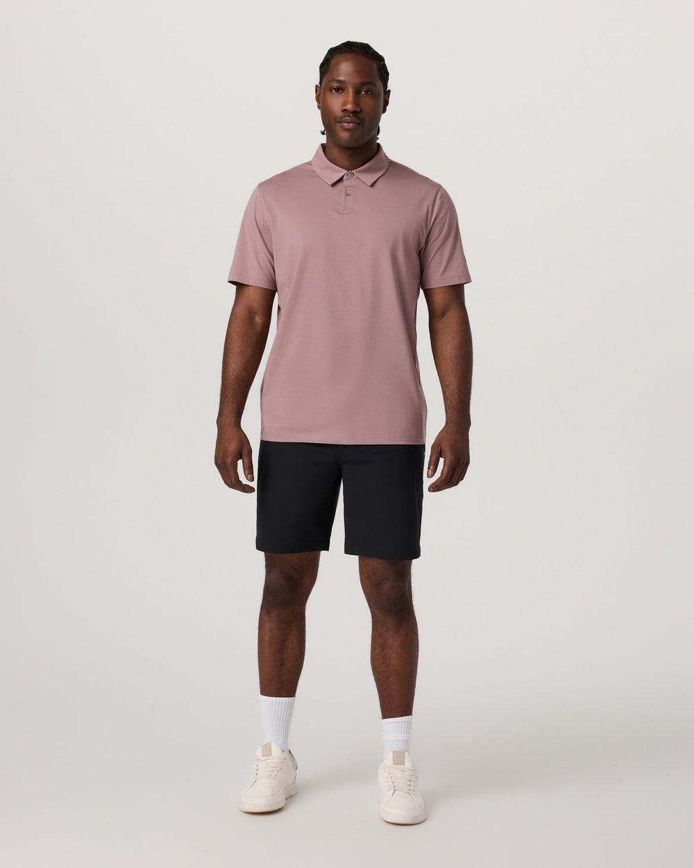 Short Sleeve Feather Polo Zion Rose | Vuori On sale