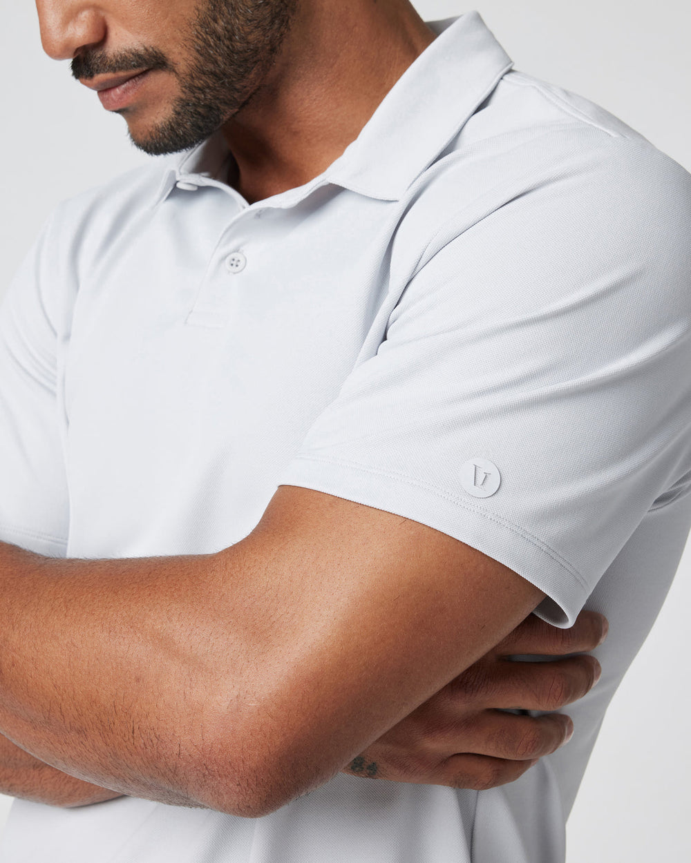 Gamepoint Polo Men's Frost Grey Tennis Polo | Vuori For sale