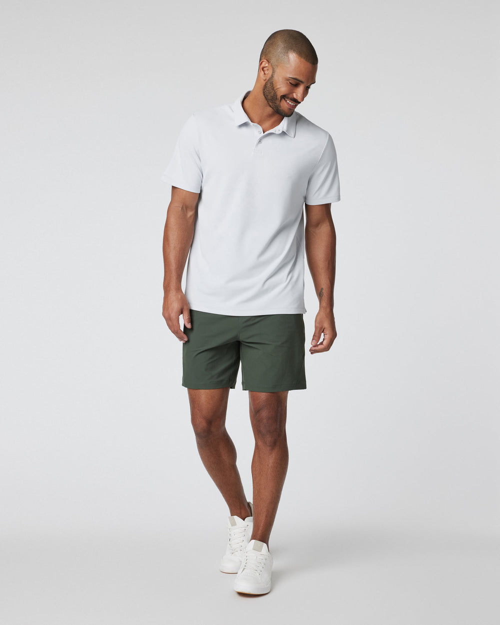 Gamepoint Polo Men's Frost Grey Tennis Polo | Vuori For sale