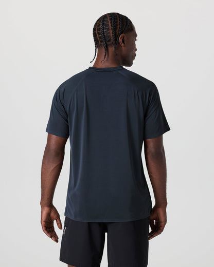 Short Sleeve Viewpoint Henley Navy | Vuori Online