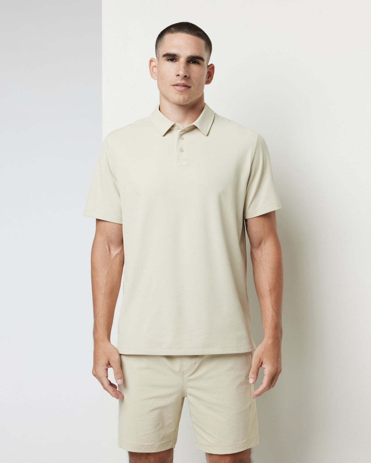 Gamepoint Polo Men's Cashew Tennis Polo | Vuori Outlet