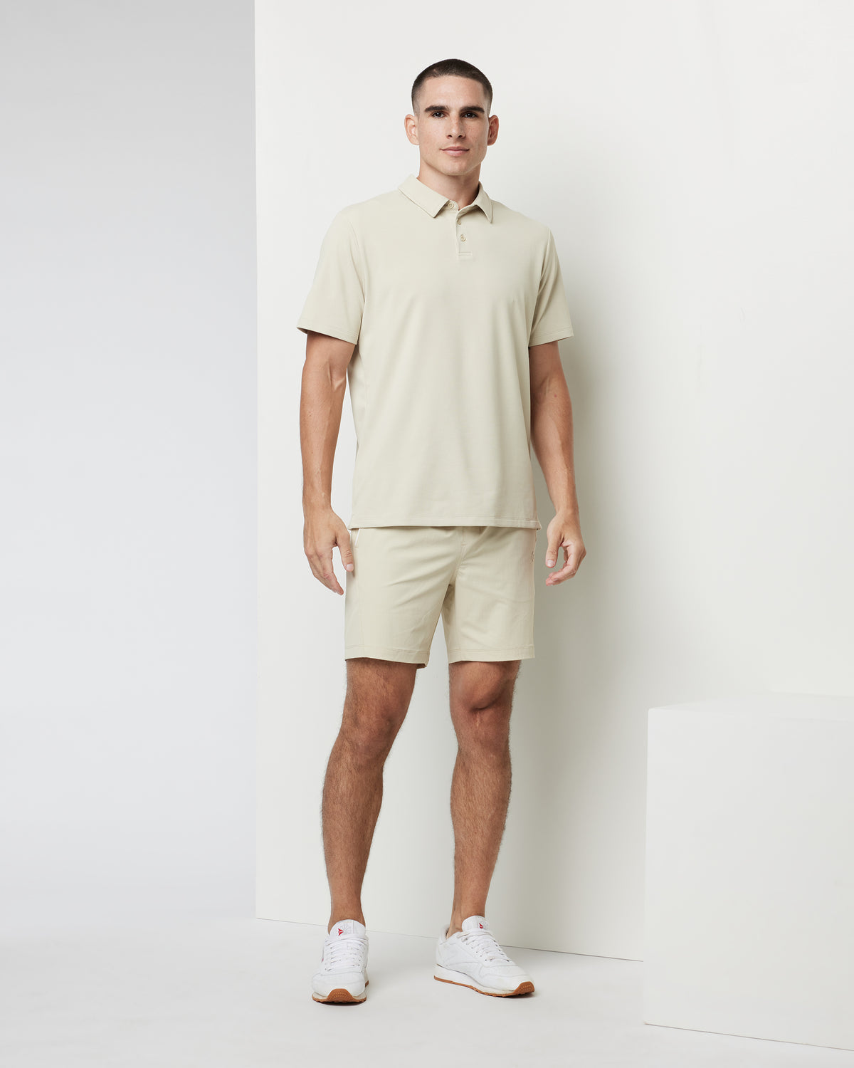 Gamepoint Polo Men's Cashew Tennis Polo | Vuori Outlet