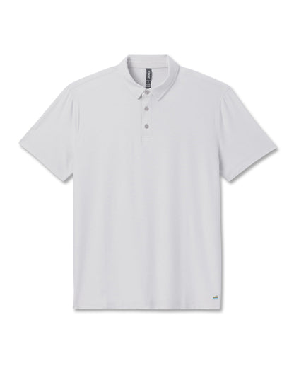 Strato Tech Polo Men's Frost Grey Heather Polo | Vuori Clothing