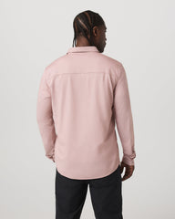 Long Sleeve Knit Oxford Button Down - Classic Fit Mauve | Vuori