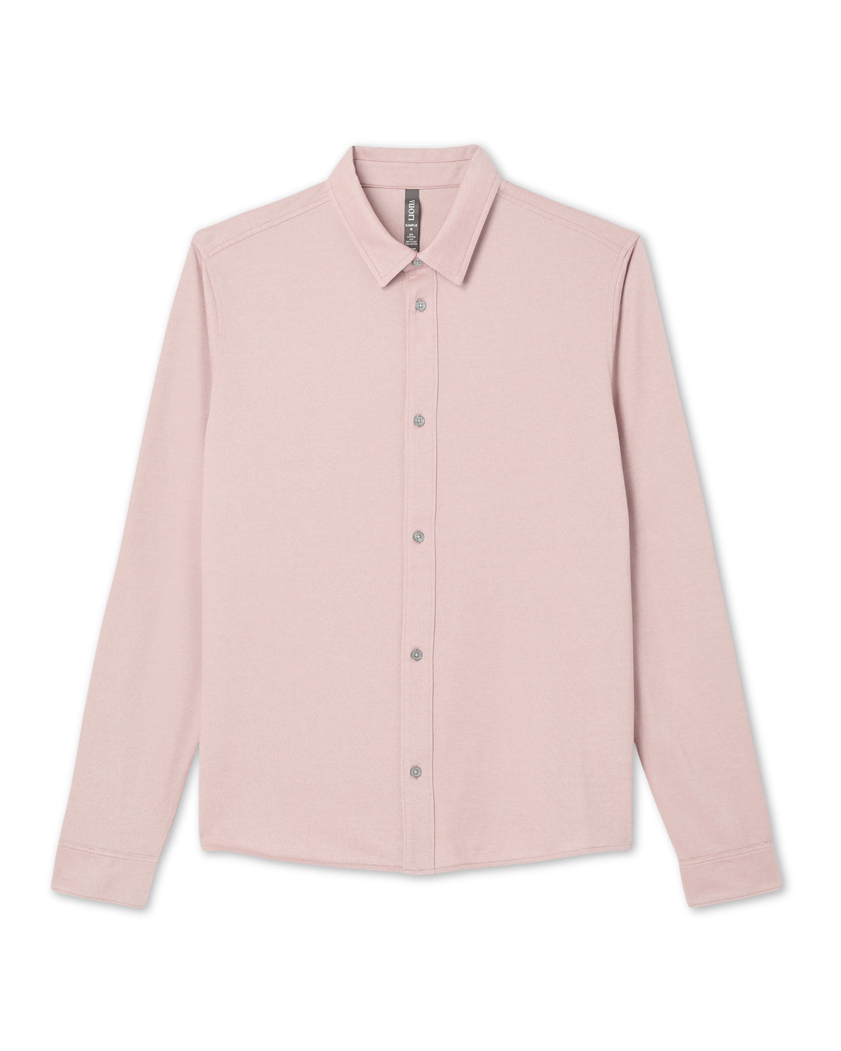 Long Sleeve Knit Oxford Button Down - Classic Fit Mauve | Vuori