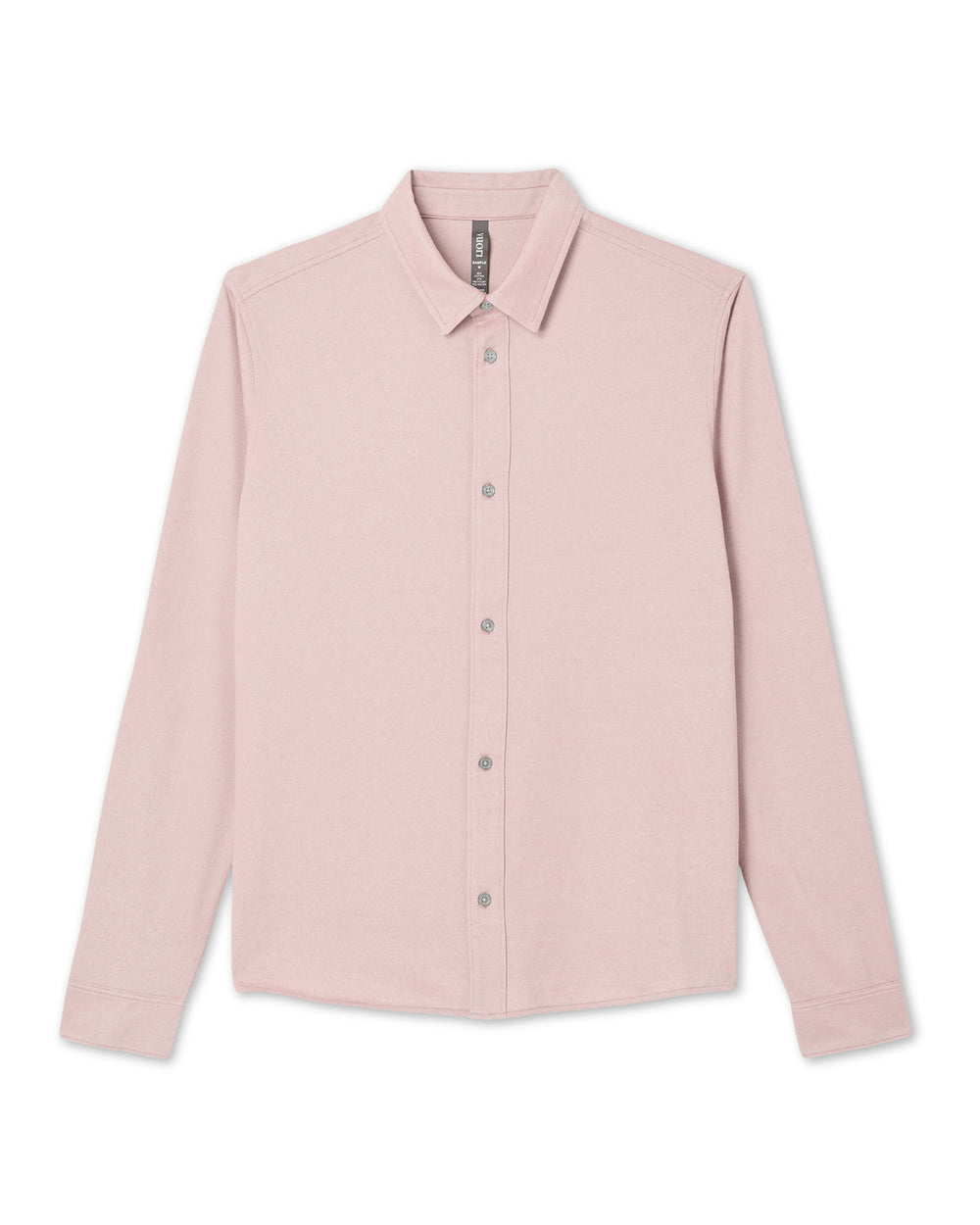 Long Sleeve Knit Oxford Button Down - Classic Fit Mauve | Vuori