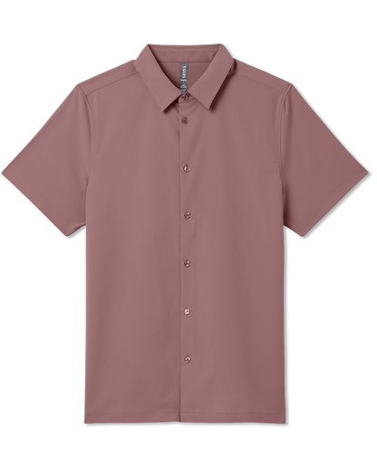 Short Sleeve Manhattan Button Down Men's Adobe Shirt | Vuori Sale