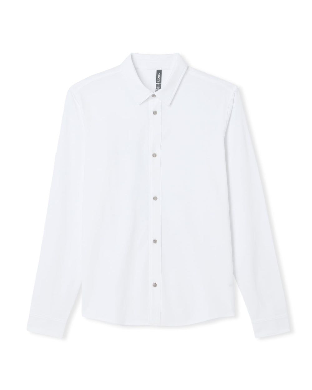 Long Sleeve Knit Oxford Button Down Men's White Shirt | Vuori For sale