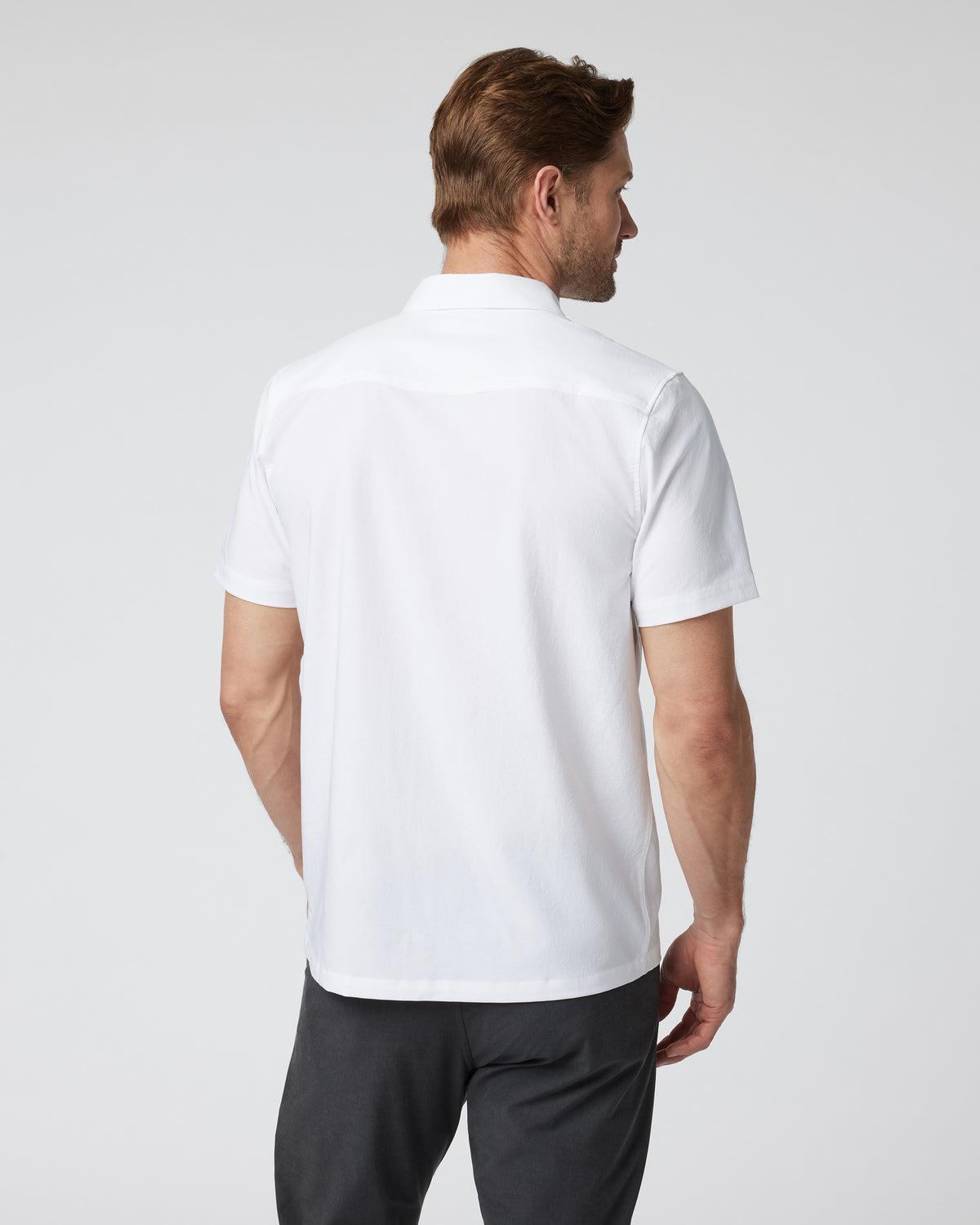 Short-Sleeve Manhattan Button Down White | Vuori Outlet
