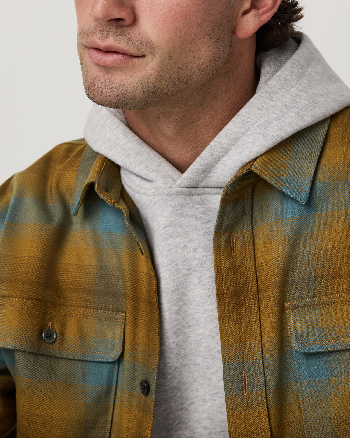Long Sleeve Flannel Button Down Men's Bluegrass Shirt | Vuori Sale
