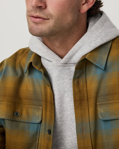 Long Sleeve Flannel Button Down Men's Bluegrass Shirt | Vuori Sale