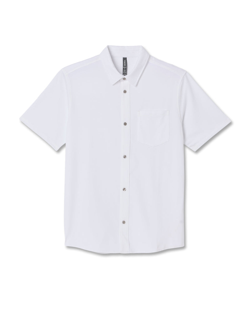 Short Sleeve Knit Oxford Button Down - Classic Fit White | Vuori On sale