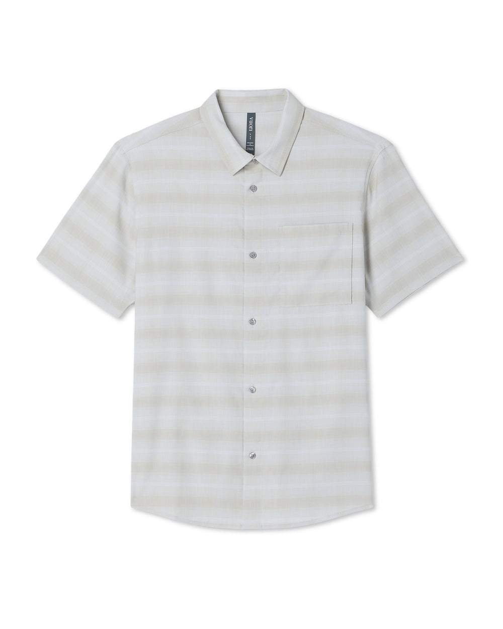 Men's Short Sleeve Plaid Button Down Shirt Sandalwood | Vuori For sale