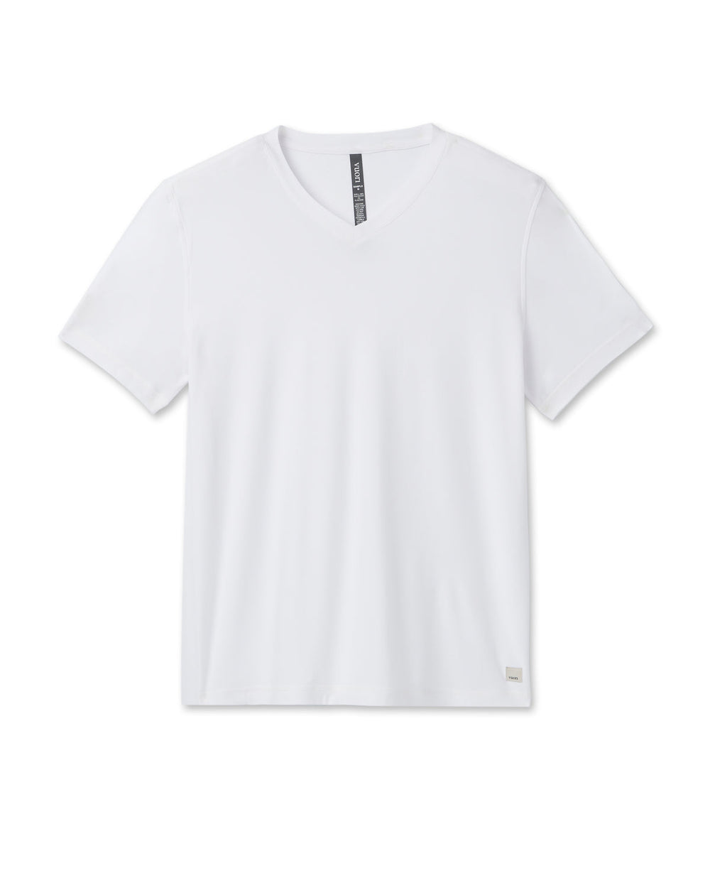 Strato Tech V-Neck Men's White Workout Shirt | Vuori Outlet