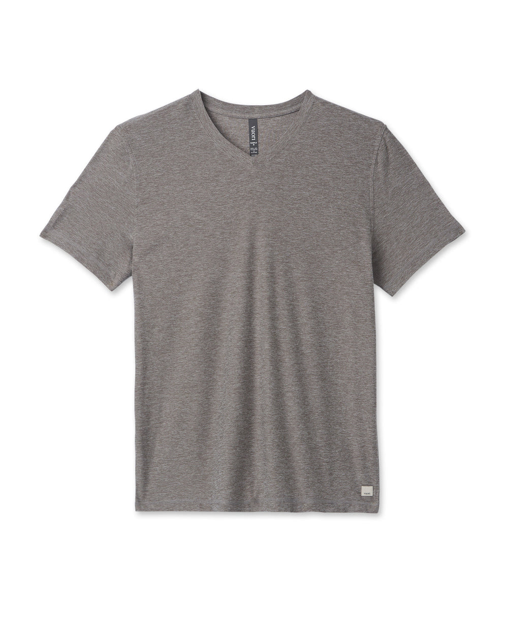 Strato Tech V-Neck Men's Heather Grey Shirt | Vuori US