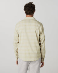 Men's Long Sleeve Plaid Button Down Shirt Sandalwood | Vuori Clothing