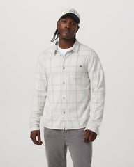 Seaview Plaid Button Down Shirt Men's Dove Shirt | Vuori Discount