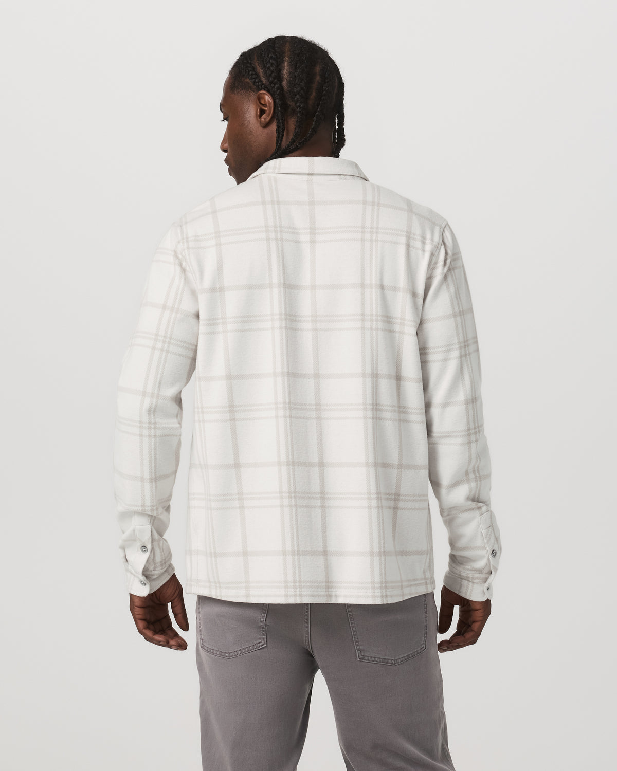 Seaview Plaid Button Down Shirt Men's Dove Shirt | Vuori Discount