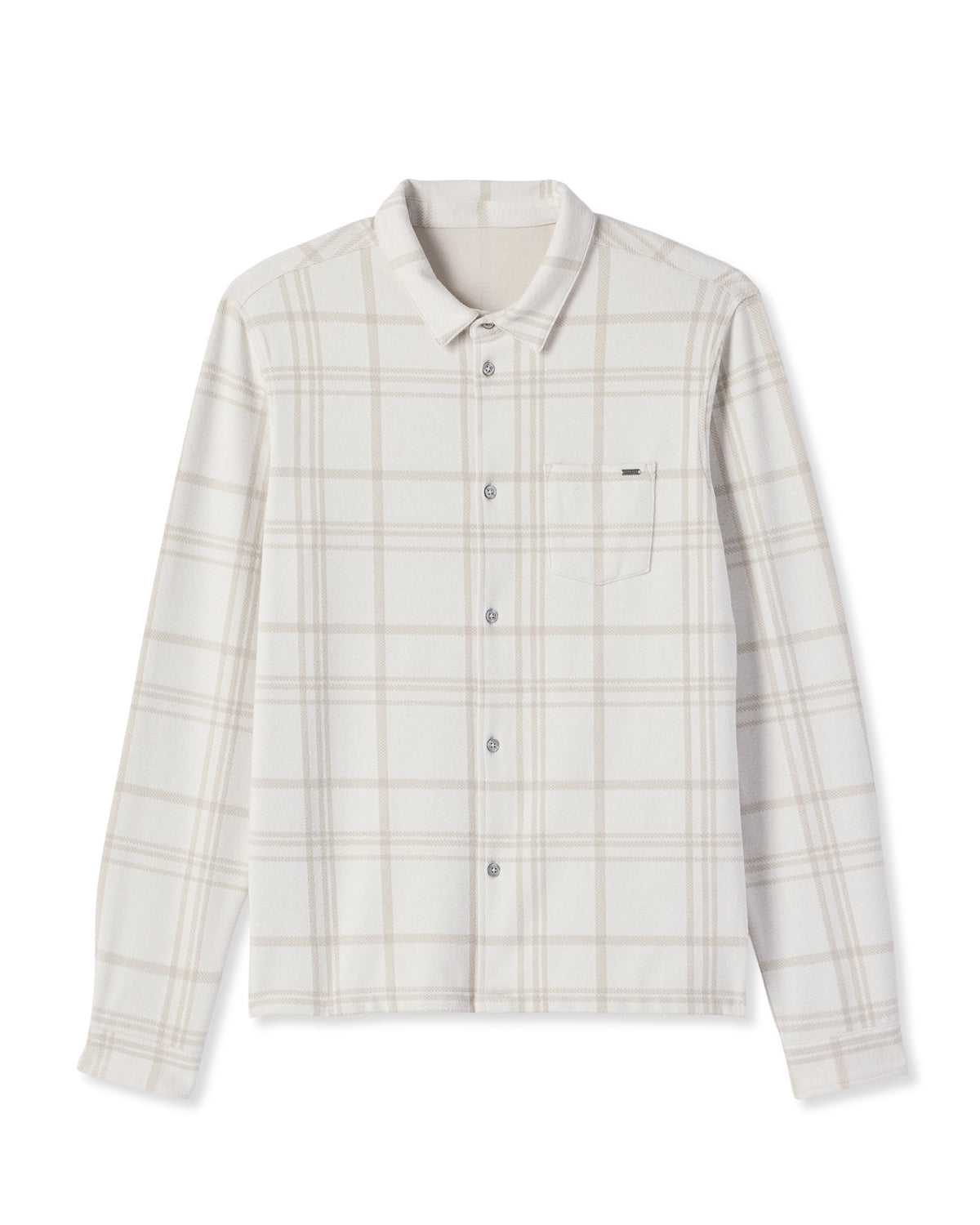 Seaview Plaid Button Down Shirt Men's Dove Shirt | Vuori Discount