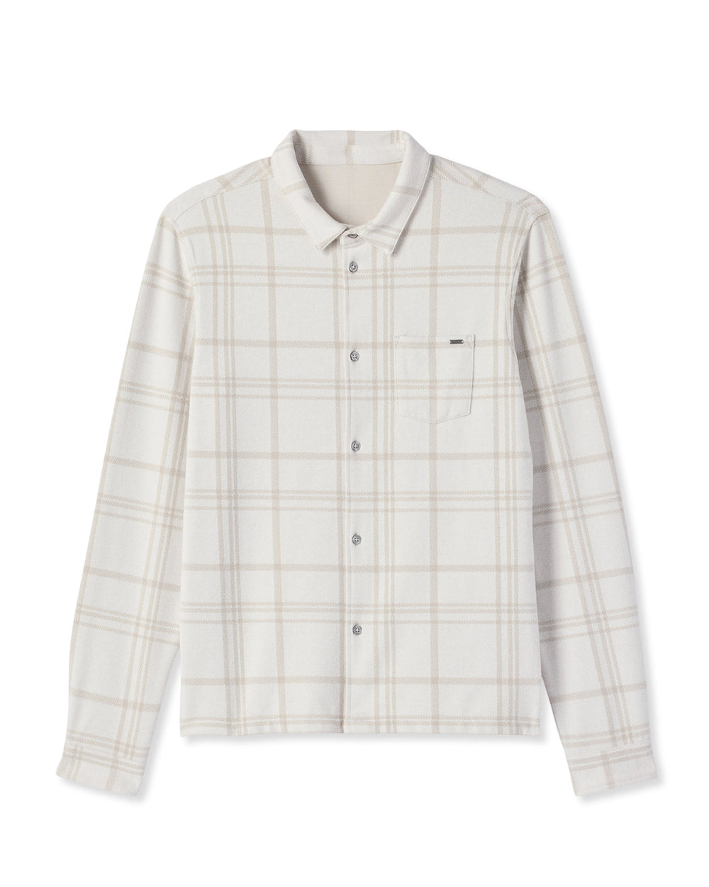 Seaview Plaid Button Down Shirt Men's Dove Shirt | Vuori Discount