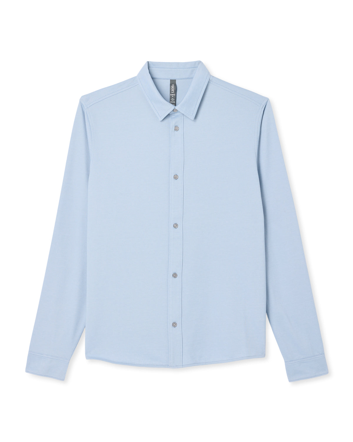 Men's Long Sleeve Knit Oxford Button Down Blue Dusk | Vuori Sale