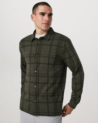 Seaview Plaid Button Down Shirt Dark Oregano Shirt | Vuori On sale
