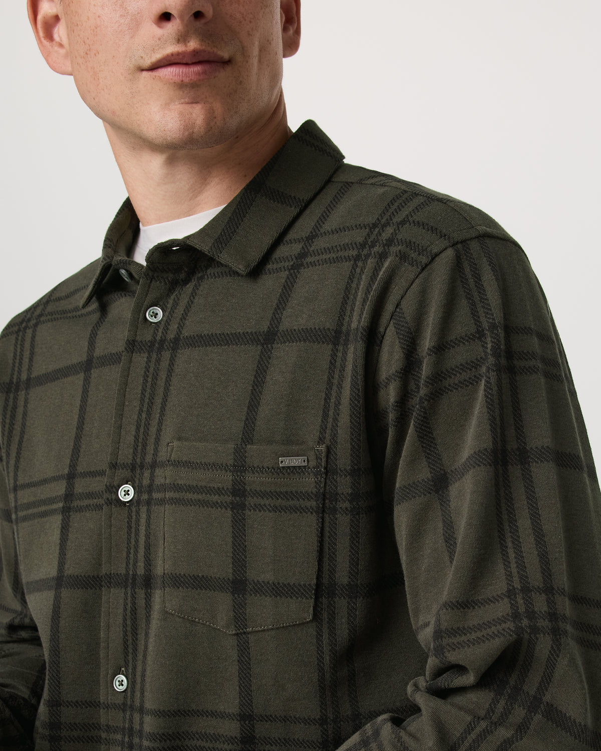 Seaview Plaid Button Down Shirt Dark Oregano Shirt | Vuori On sale