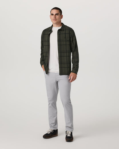 Seaview Plaid Button Down Shirt Dark Oregano Shirt | Vuori On sale