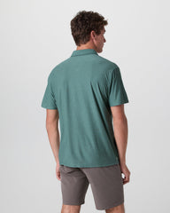 Short Sleeve Strato Button Down Bluegrass Heather | Vuori Outlet