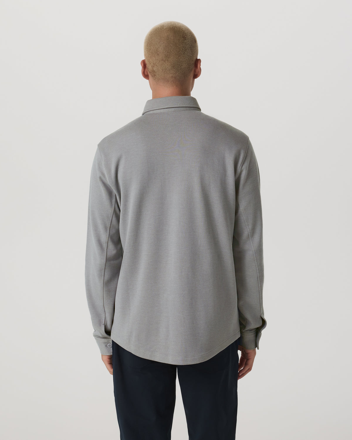 Jeffreys Overshirt Men's Grey Button-Up Shirt | Vuori