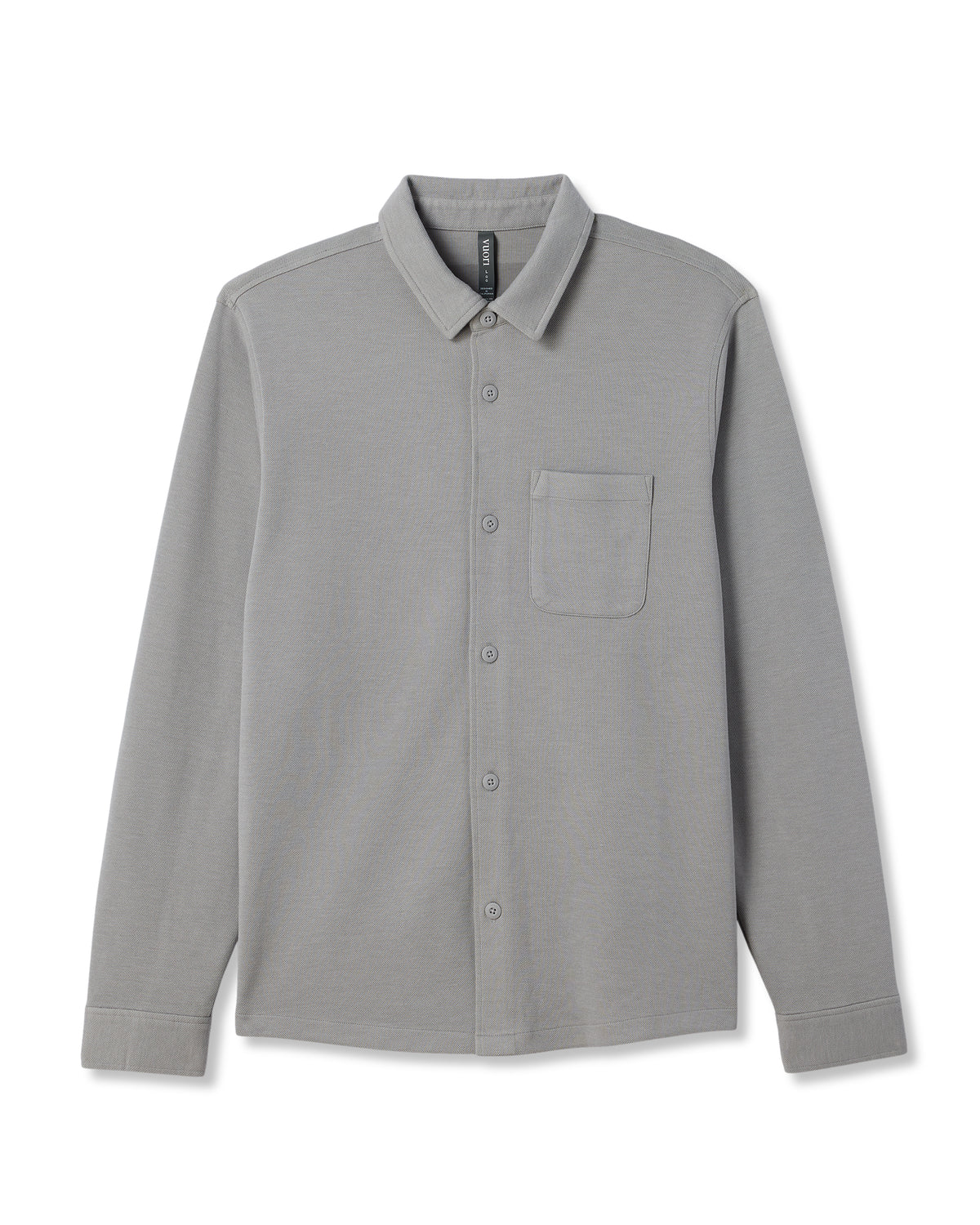Jeffreys Overshirt Men's Grey Button-Up Shirt | Vuori