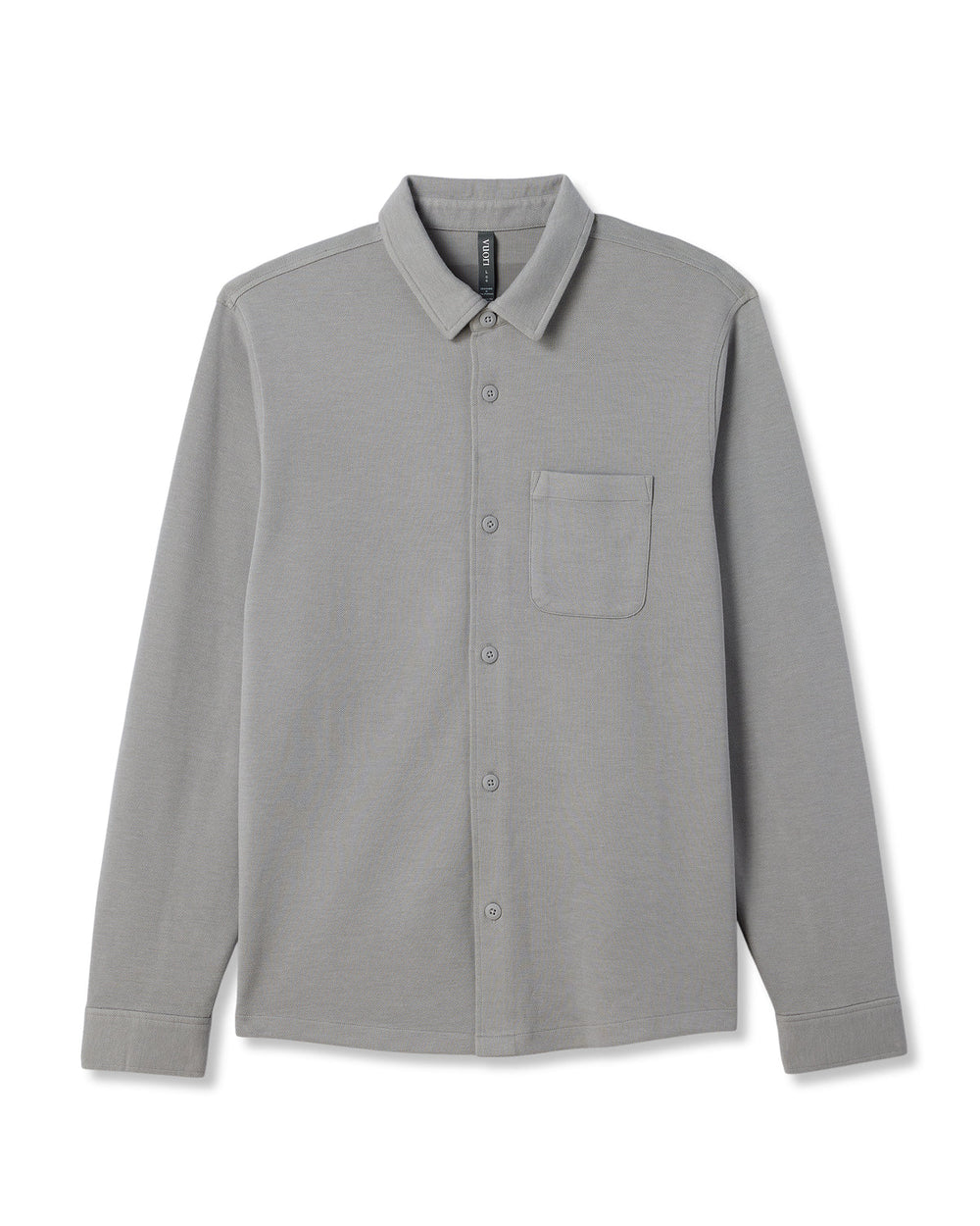 Jeffreys Overshirt Men's Grey Button-Up Shirt | Vuori