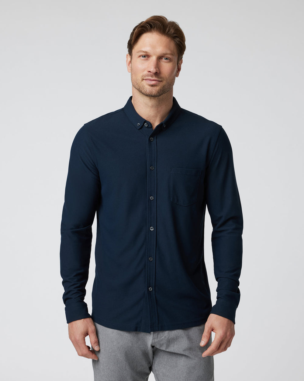 Long Sleeve Ace Button-Down Ink | Vuori Discount