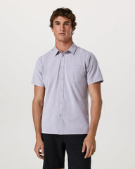 Short Sleeve Bridge Button Down Men's Cinder Shirt | Vuori Sale