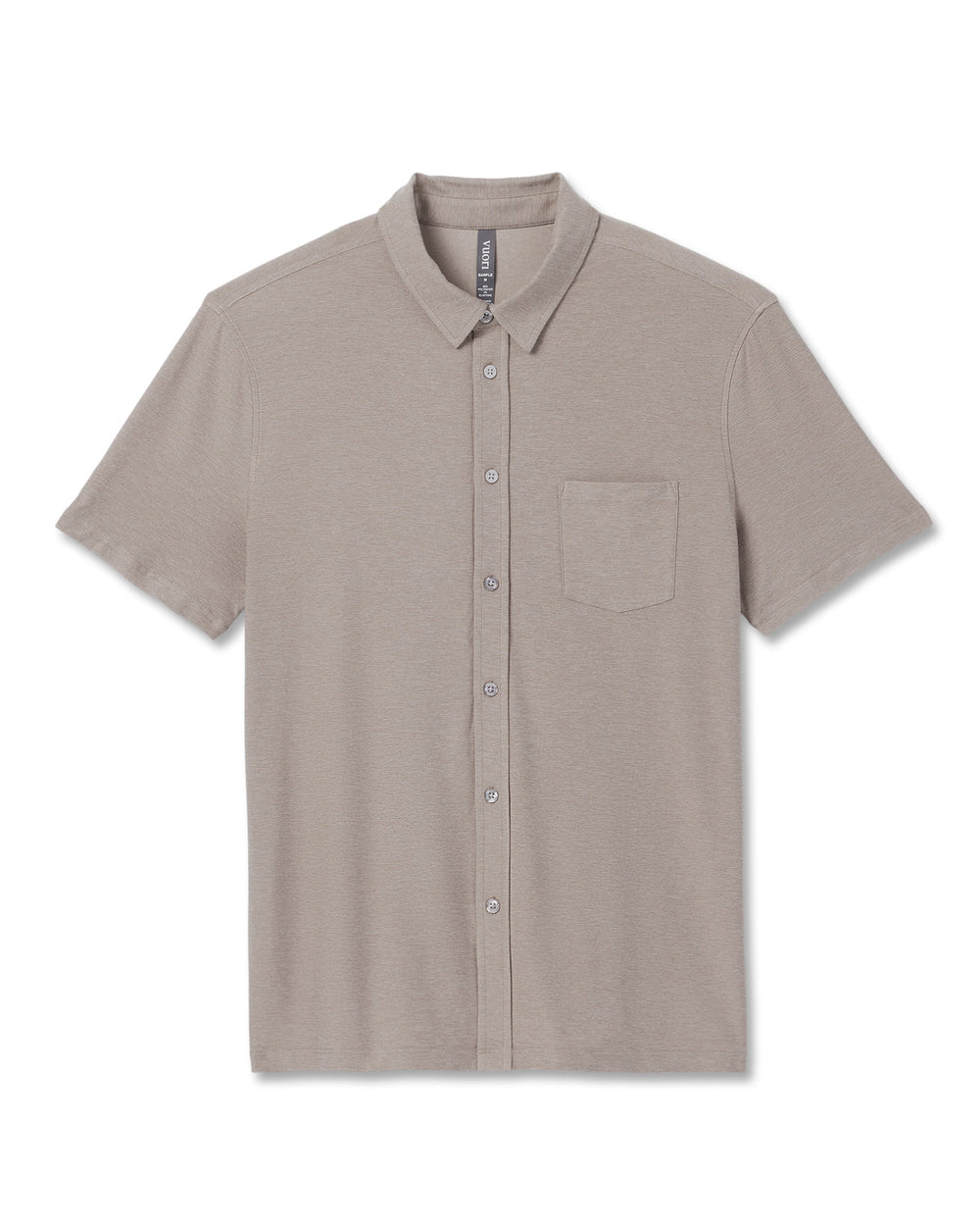 Short Sleeve Strato Button Down Mocha Heather | Vuori On sale