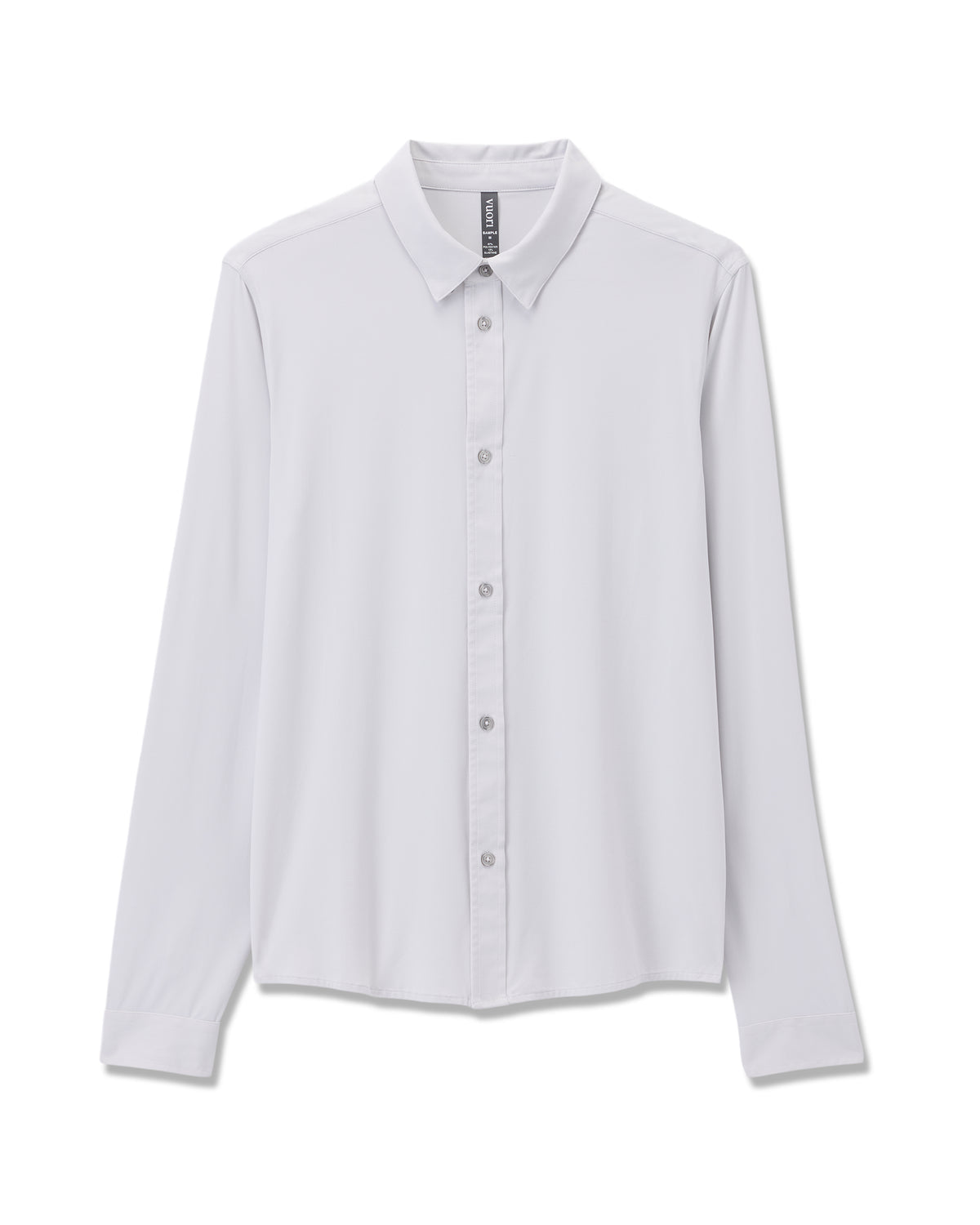 Long Sleeve TravelLite Button Down Frost Grey | Vuori Online
