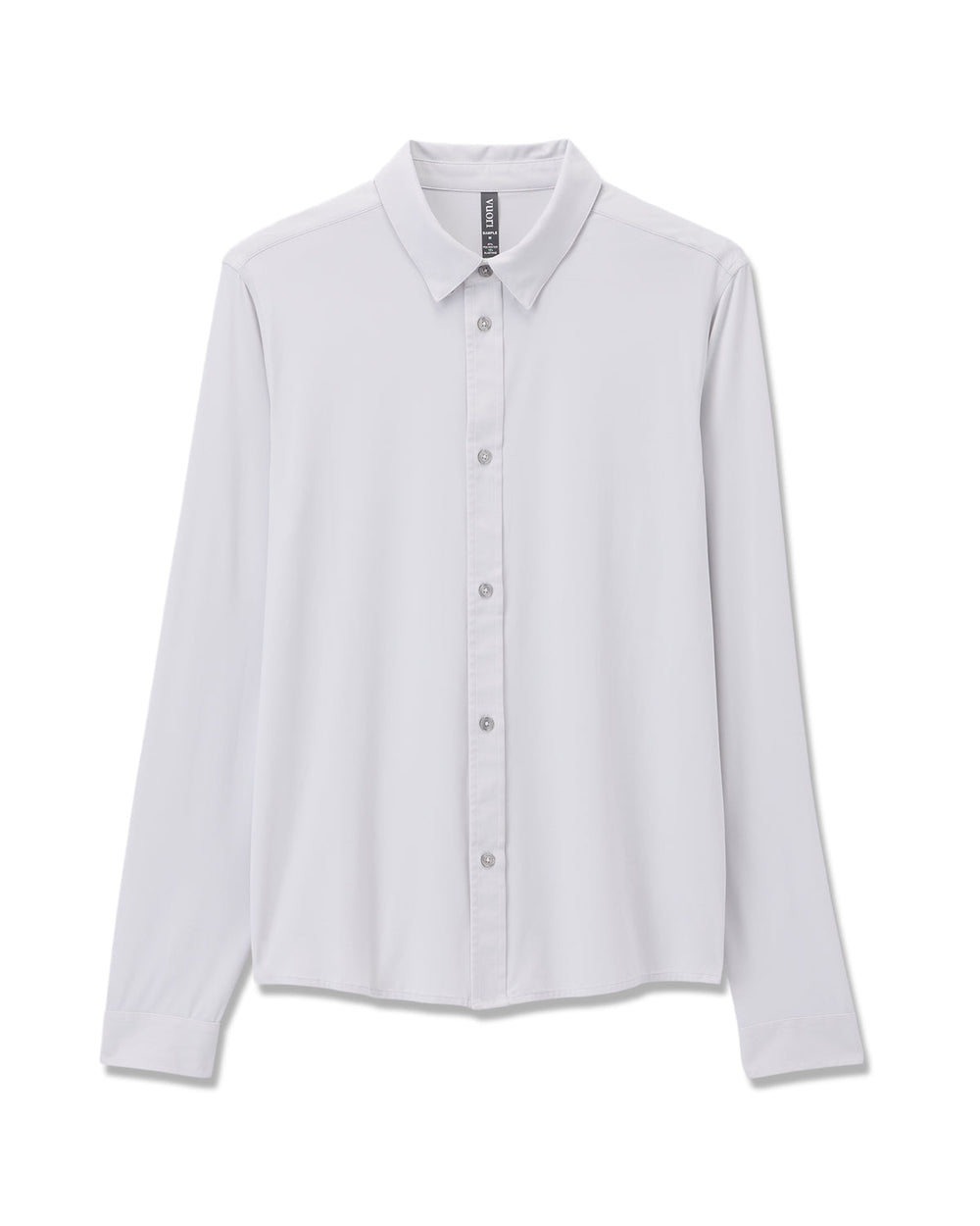 Long Sleeve TravelLite Button Down Frost Grey | Vuori Online
