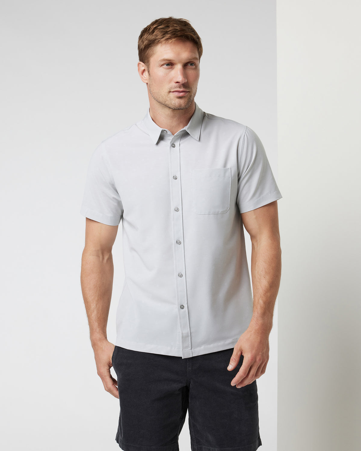 Short Sleeve Bridge Button Down Vapor Dot | Vuori Outlet