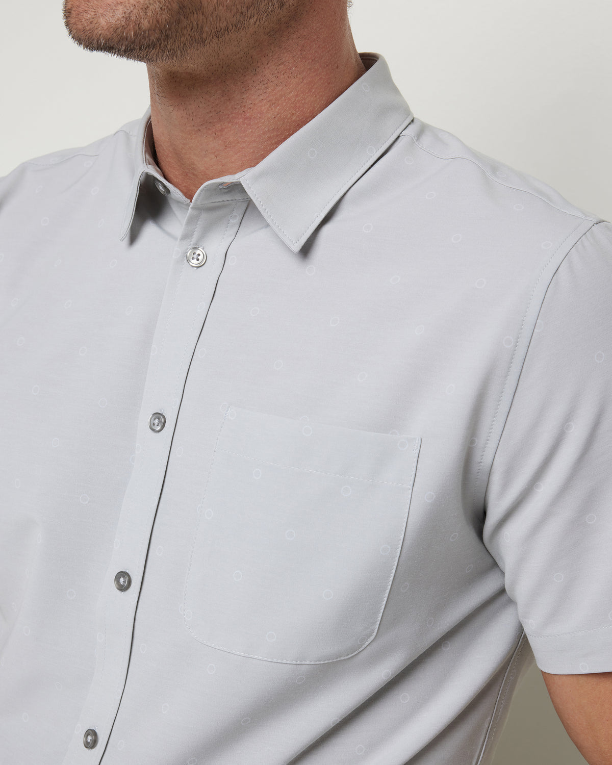 Short Sleeve Bridge Button Down Vapor Dot | Vuori Outlet