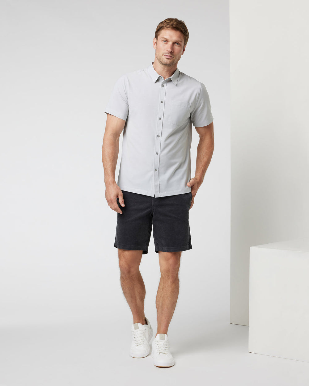 Short Sleeve Bridge Button Down Vapor Dot | Vuori Outlet