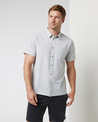 Short Sleeve Bridge Button Down Vapor Dot | Vuori Outlet