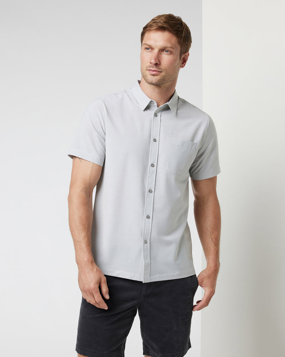 Short Sleeve Bridge Button Down Vapor Dot | Vuori Outlet